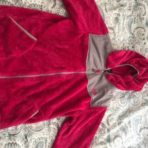 Pink north face jacket